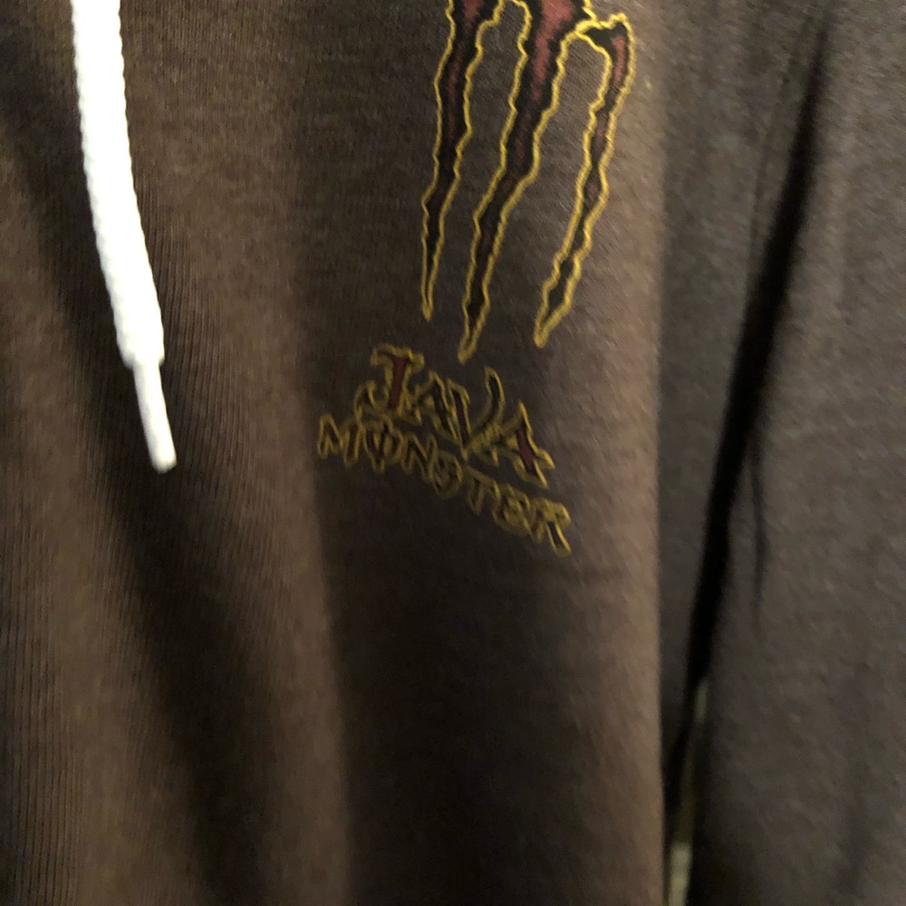 Monster java zip up hoodie